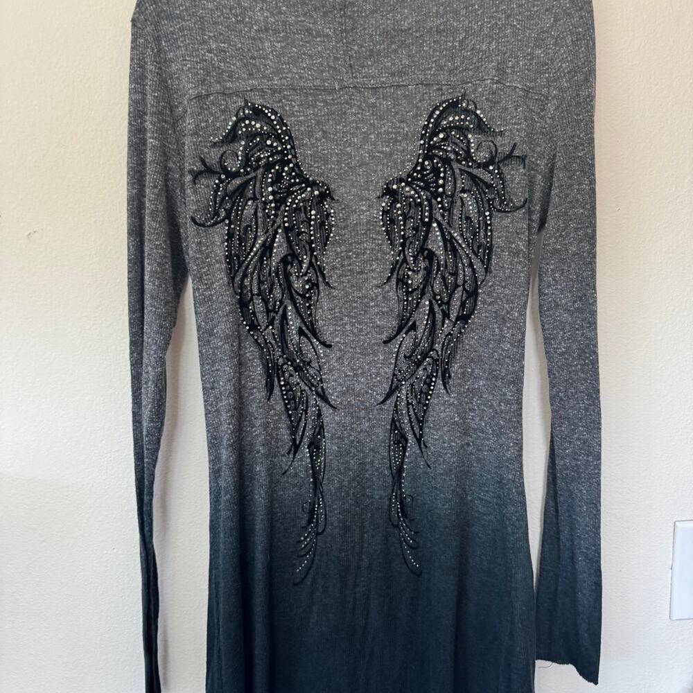 Miss Me cover button up with wings size M RARE! - Picture 6 of 6